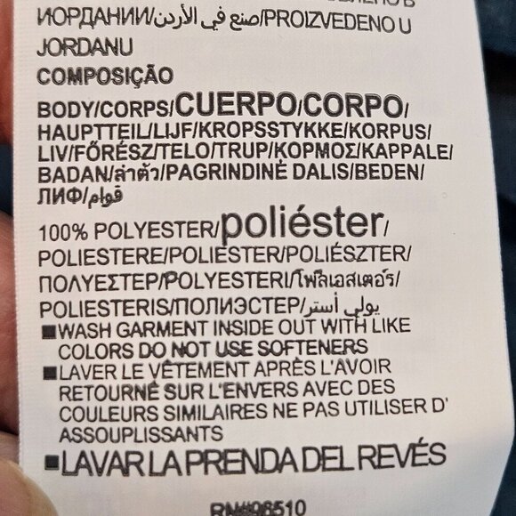 NEW Under Armour Top Large UA Open Back Long Sleeve Thunder Blue 1325873-489 NWT - Picture 12 of 13